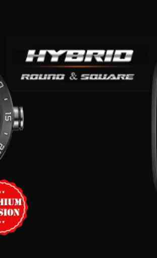 Hybrid 3D Watch Face and Clock Live Wallpaper 3