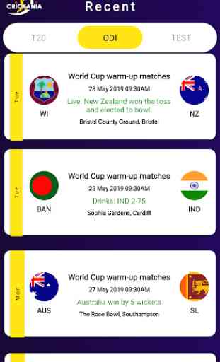 India vs New Zealand - Crickania Live NZ odi 3