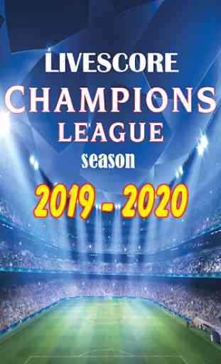 Livescore Champions League 2019 - 2020 Pro 1