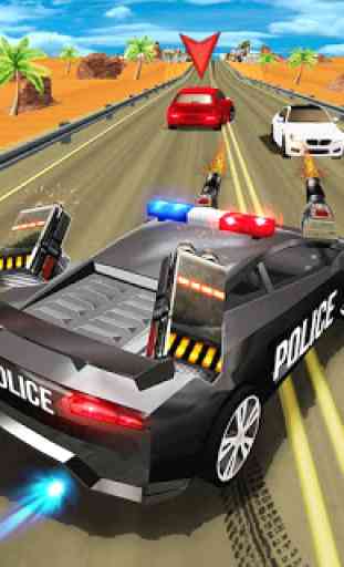 Policía Autopista Persecución en Ciudad - Crimen C 1