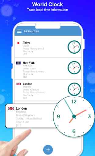Reloj mundial: todos los países, tiempos y compás. 2