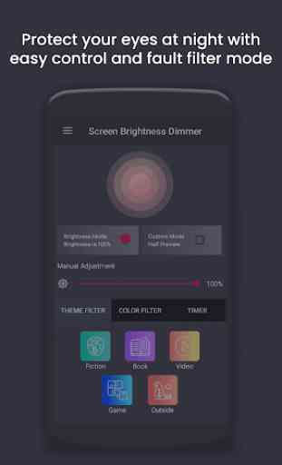 Screen Brightness Dimmer(BlueLightFilter) 2