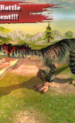 Simulador de Allosaurus : Dinosaur Survival Battle 1