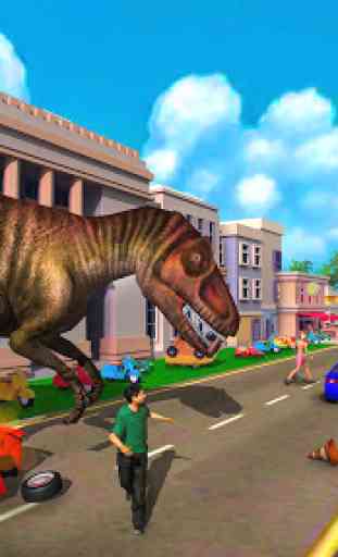 Simulador del dinosaurio del monstruo:City Rampage 1