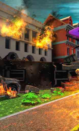 Simulador del dinosaurio del monstruo:City Rampage 3