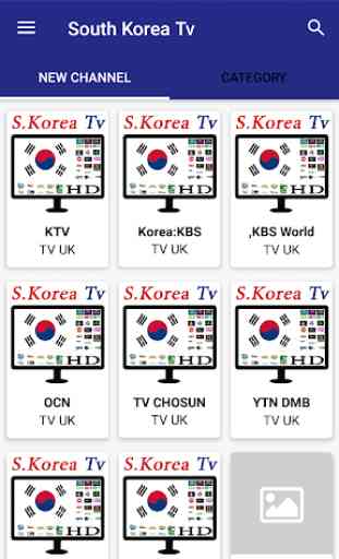 South Korea TV : Live stream television 1