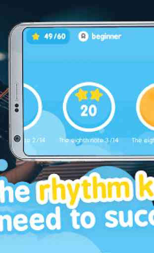 Tap and learn musical rhythm - Beat the Rhythm 3