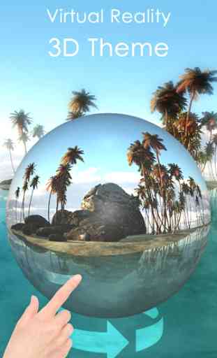 Tema isla tropical 3D (RV panorámica) 1