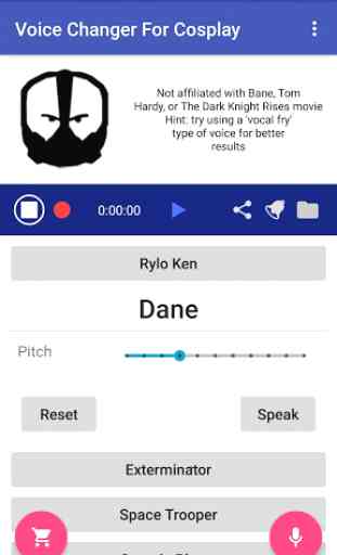 Voice Changer Mic: Cosplay - use lapel Mic/Speaker 4
