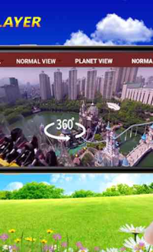 VR 360 ° MediaPlayer: Panorama 360 ° Visor 3