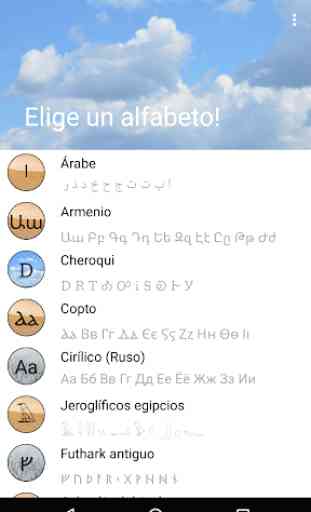 Alphabets - Aprende alfabetos del mundo 1
