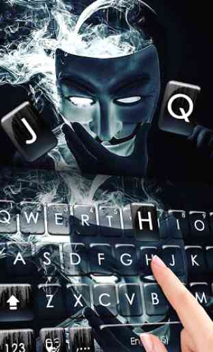 Anonymous Smoke Tema de teclado 2
