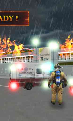 Bombero Rescate Misión -Aventura Simulador 3d 4