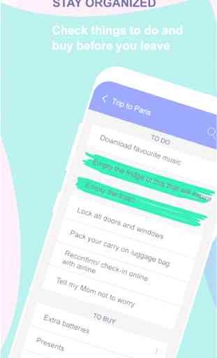 Easy Pack - travel packing lists 4