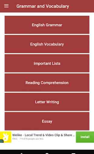 English Grammar&Vocabulary Book Offline - Free App 1