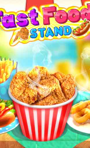 Fast Food Stand - Juego de cocina de comida frita 1