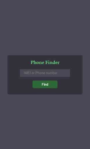 Find my phone - IMEI Tracker 1