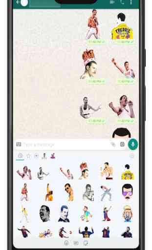 Freddie Mercury Pegatinas para WhatsApp 2