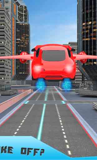 Future Flying Robot Car Taxi Transport Games 3