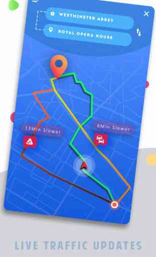 GPS en tiempo real, mapas, rutas y tráfico. 2