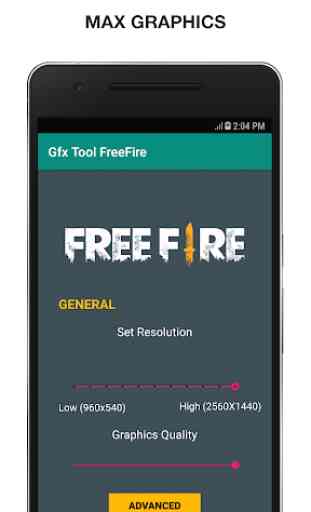 Herramienta GFX para FreeFire 1