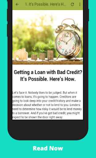 How to Get a Loan With Bad Credit Tips 2