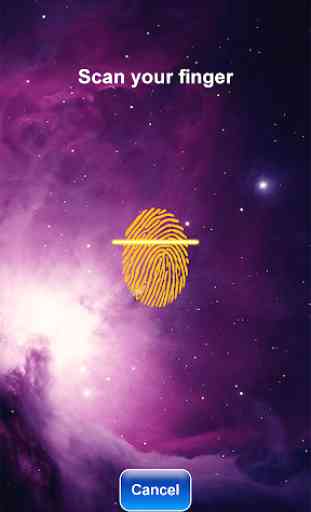 Huella Dactilar Bloqueo de Pantalla de Galaxia 3