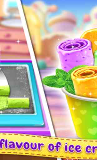 Ice Cream Roll - Stir-fried Ice Cream Maker Game 3