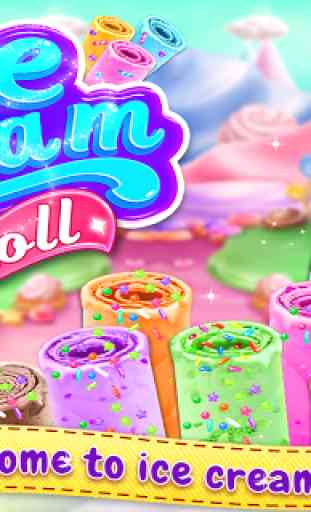 Ice Cream Roll - Stir-fried Ice Cream Maker Game 4