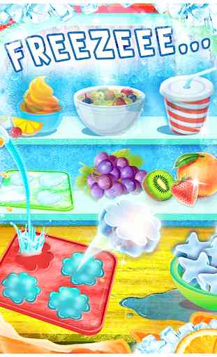 Ice Slush Cold Drink Maker - Kids Cooking Game 1