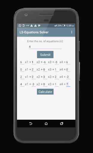 Linear System Equations Solver 2