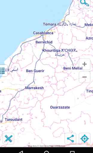 Mapa de Marruecos offline 1