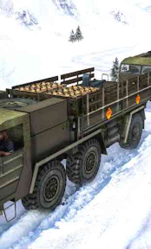 Offroad Camión Conductor - Army Cargo Transporter 1