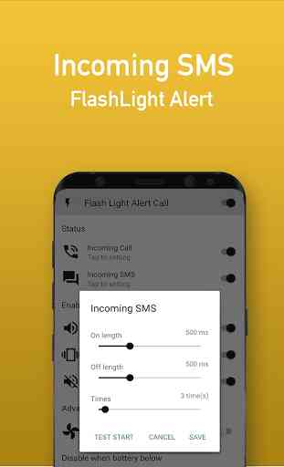 Parpadeo de alerta luz flash llamadas SMS LED 2020 2