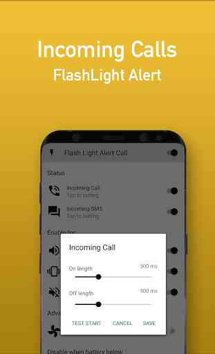 Parpadeo de alerta luz flash llamadas SMS LED 2020 3