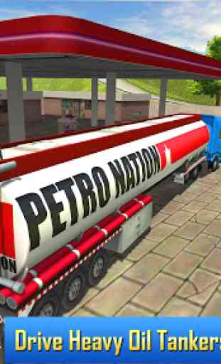 Petrolero Camión de transportista simulador 2