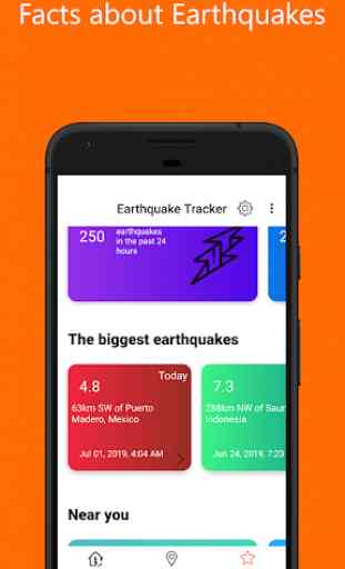 rastreador de terremotos - terremoto, mapa, alerta 3