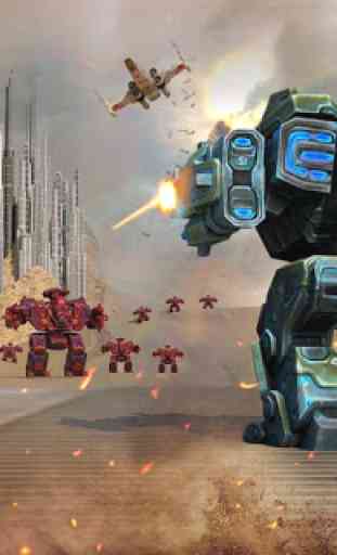 Robots de guerra futurista 1