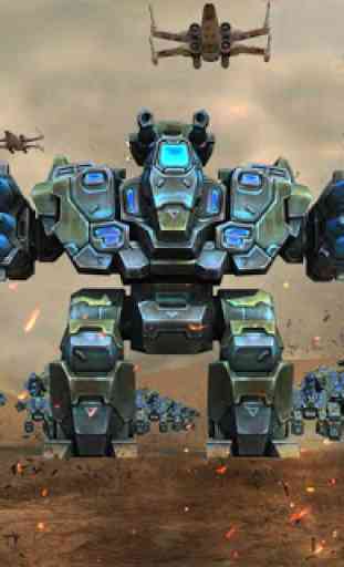 Robots de guerra futurista 3