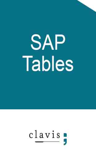 SAP Tables 1