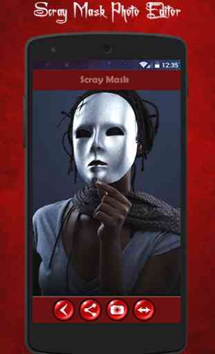 Scary Mask Photo Effect Horror 1