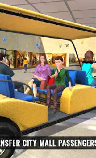 Shopping Mall Smart Taxi: Family Car Taxi Games 2