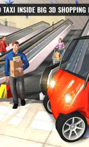 Shopping Mall Smart Taxi: Family Car Taxi Games 4