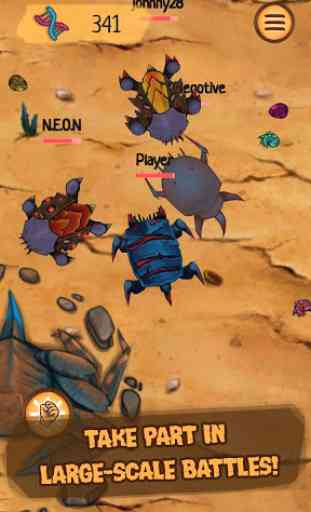 Spore Monsters.io - Claw Swarm Creatures Evolution 2