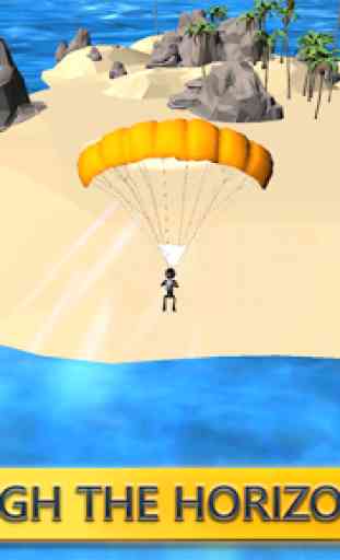 Stickman Parachute: 3D Skydiving 1