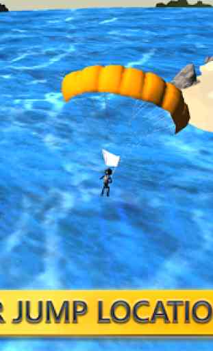Stickman Parachute: 3D Skydiving 2