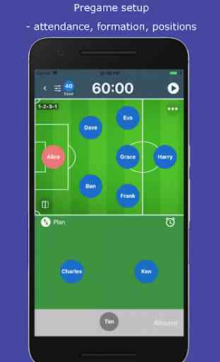 SubTime: playing time and sub tracking for coaches 1