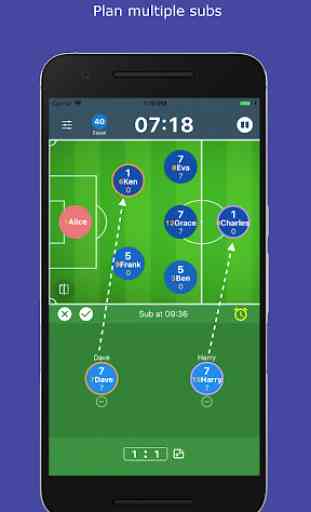 SubTime: playing time and sub tracking for coaches 2