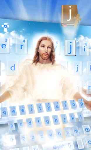Tema del teclado de Dios Jesús 1