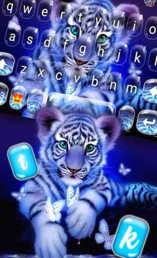 Tiger Night Tema de teclado 1